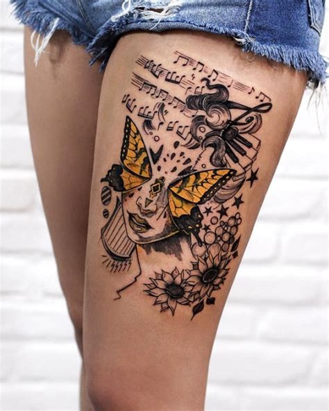 10 Thigh Tattoo Design Ideas For Women Eal Care
