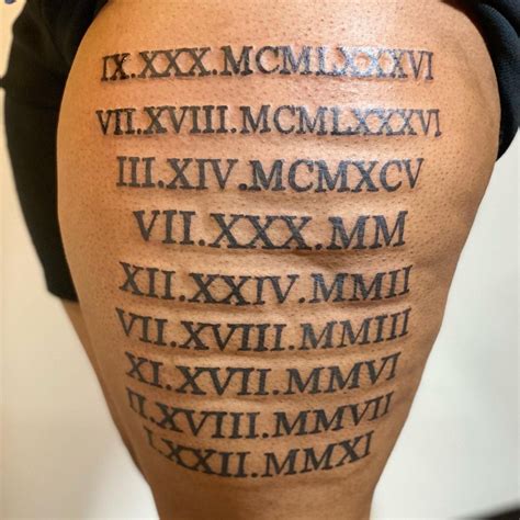 100 Roman Numeral Tattoos For Men Manly Numerical Ink Ideas 100 Roman Numeral Tattoos For Men Manly Numerical Ink Ideas