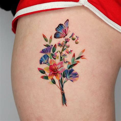 11 Flower Thigh Tattoo Ideas That Will Blow Your Mind