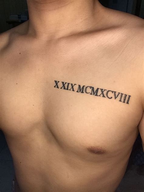 11 Roman Numerals Chest Tattoo Ideas That Will Blow Your Mind 11 Roman Numerals Chest Tattoo Ideas That Will Blow Your Mind