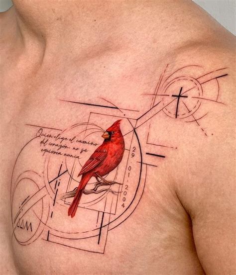 15 Cardinal Tattoo Designs To Symbolize Love And Hope