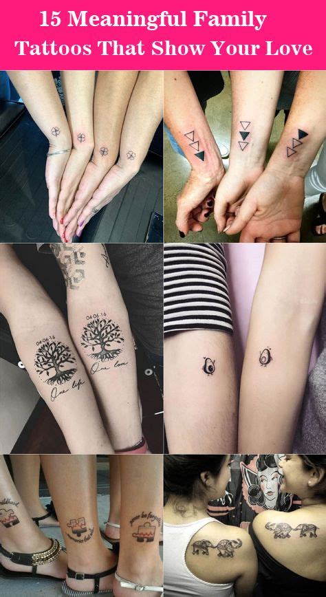 15 Meaningful Family Tattoos That Show Your Love Top Beauty Magazines