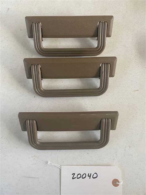 1996 Buick Roadmaster Wagon Interior Overhead Grab Handles Tan 3