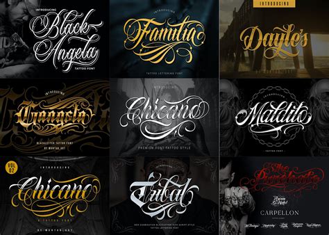 20 Best Tattoo Lettering Fonts For Download