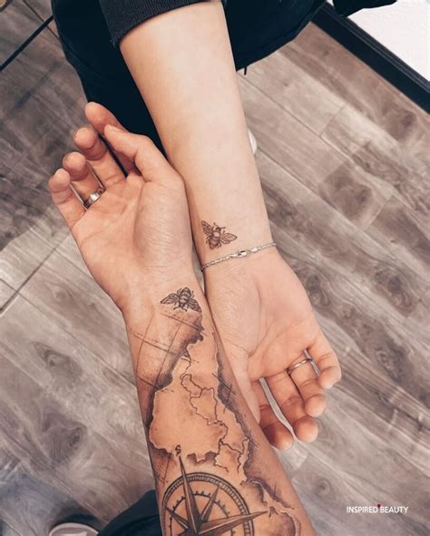 20 Matching Tattoos For Couples Married Inspired Beauty