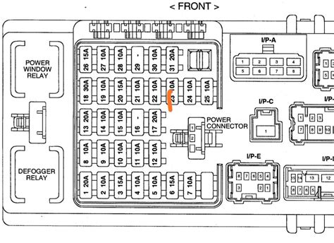 2003 Hyundai Santa Fe Fuse Box Diagram