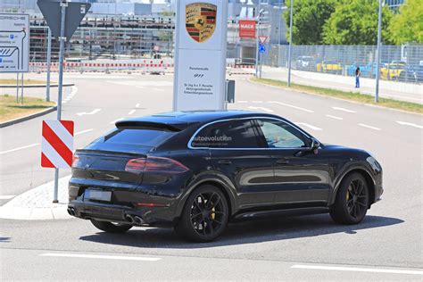 2020 Porsche Cayenne Coupe Turbo Prototype Reveals Svelte Roofline