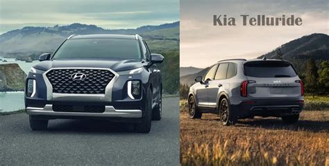 2021 Hyundai Palisade Vs Kia Telluride 3 Row Suv Differences