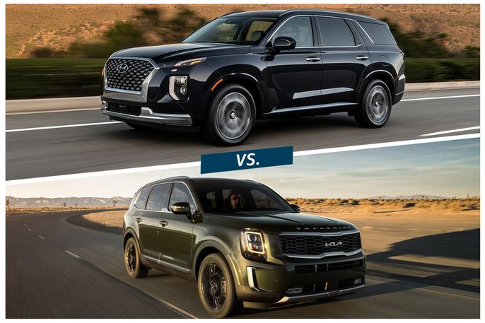 2022 Hyundai Palisade Vs 2022 Kia Telluride Price Features And Fuel Economy Compared Capital One Auto Navigator 2022 Hyundai Palisade Vs 2022 Kia Telluride Price Features And Fuel Economy Compared Capital One Auto Navigator
