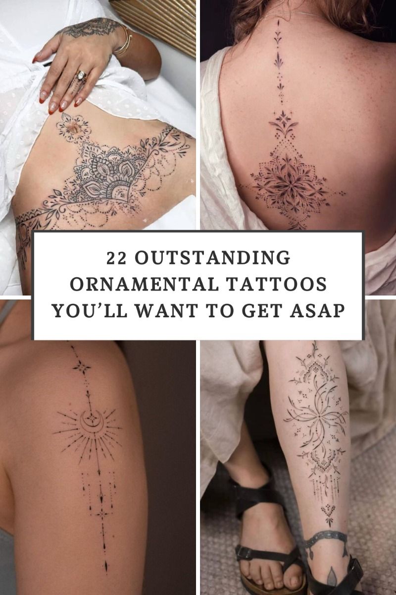 22 Outstanding Ornamental Tattoos You Amp 39 Ll Want To Get Asap