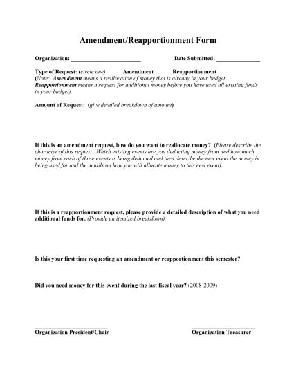 22 Sample Amendment Letter Free To Edit Download Print Cocodoc