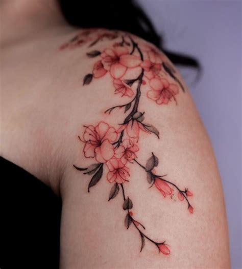 24 Cherry Blossom Tattoos For The Fragile Beauty Of Nature 24 Cherry Blossom Tattoos For The Fragile Beauty Of Nature