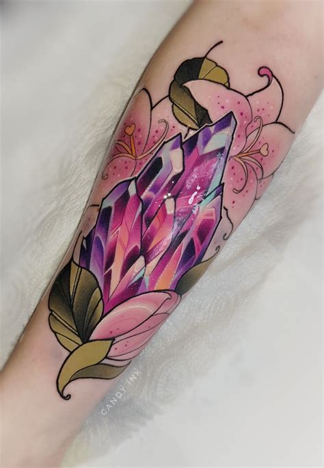 28 Of The Finest Crystal Tattoos Artofit