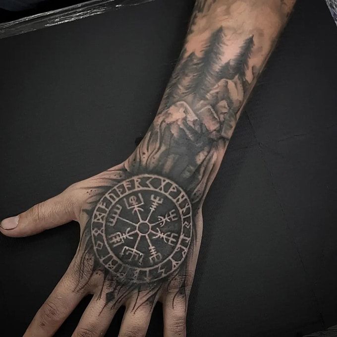 30 Nordic Viking Tattoos For Men With Meaning Unleash Your Inner