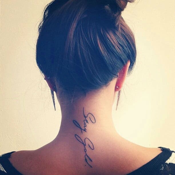 35 Splendid Back Of Neck Tattoo Designs 35 Splendid Back Of Neck Tattoo Designs
