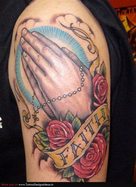 37 Cool Praying Hands Tattoo Designs With Meanings Body Art Guru