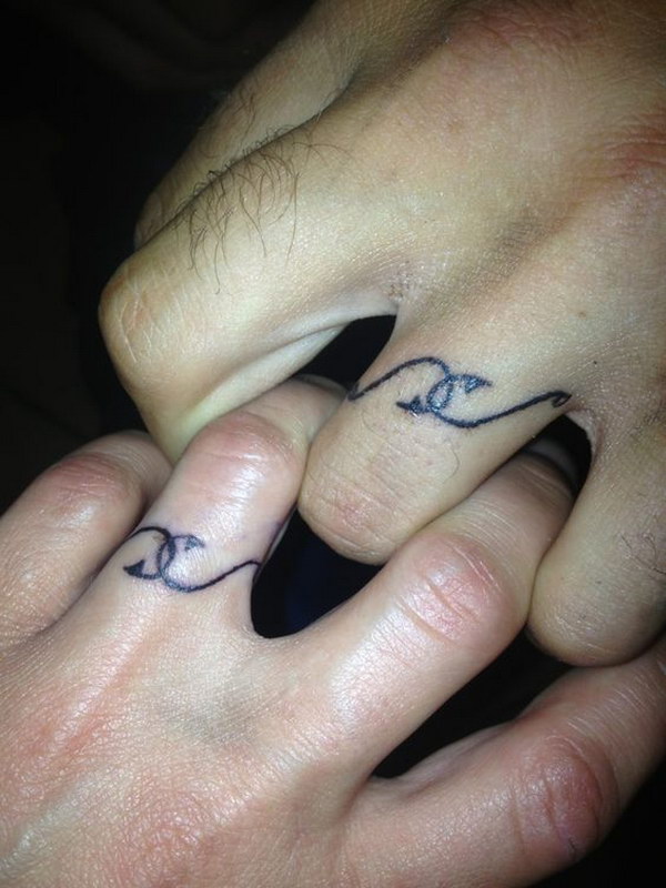 40 Sweet Amp Meaningful Wedding Ring Tattoos Styletic