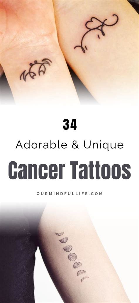43 Unique Cancer Zodiac Tattoos With Meaning Artofit