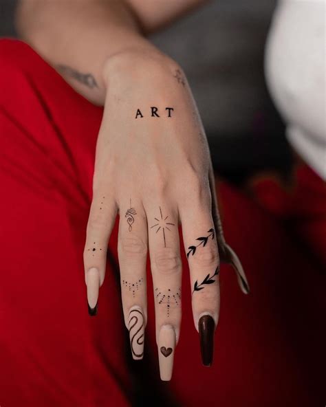 54 Great Finger Tattoo Ideas You Will Instantly Love Hairstylery
