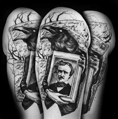 60 Edgar Allan Poe Tattoo Designs F R M Nner Literatur Tinte Ideen 60 Edgar Allan Poe Tattoo Designs F R M Nner Literatur Tinte Ideen