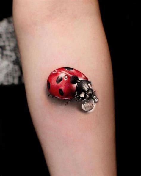 60 Ladybug Tattoo Designs With Meanings Art And Design