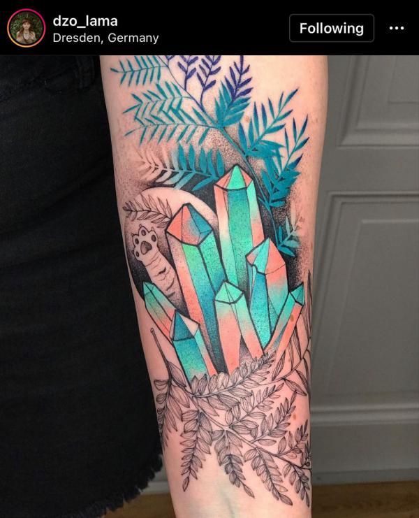 60 Sparkling Crystal Tattoo Ideas For Every Style Art And Design 60 Sparkling Crystal Tattoo Ideas For Every Style Art And Design