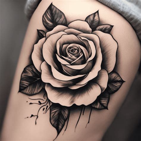 90 Rose Tattoo Ideas Created With Ai Artaistry