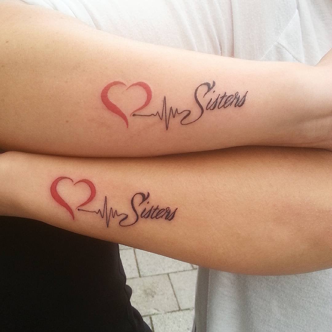 95 Superb Sister Tattoos Matching Ideas Colors Symbols