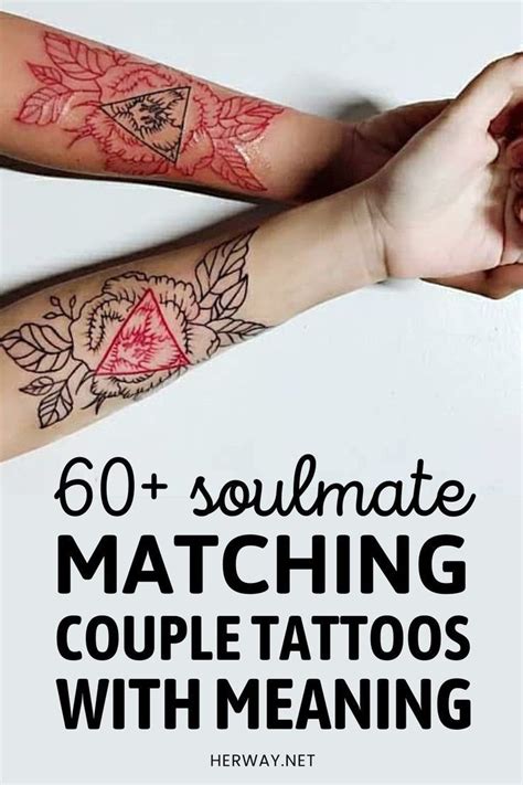 A Collection Of 60 Meaningful Soulmate Matching Couple Tattoos Love