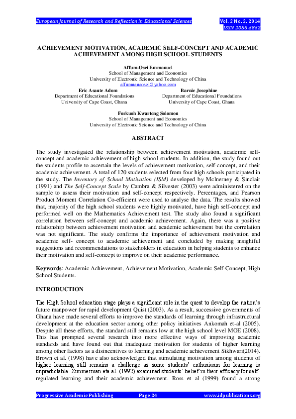 A Model Of E Learning Through Achievement Motivation And Academic Achievement Among University Students In Saudi Arabia A Model Of E Learning Through Achievement Motivation And Academic Achievement Among University Students In Saudi Arabia