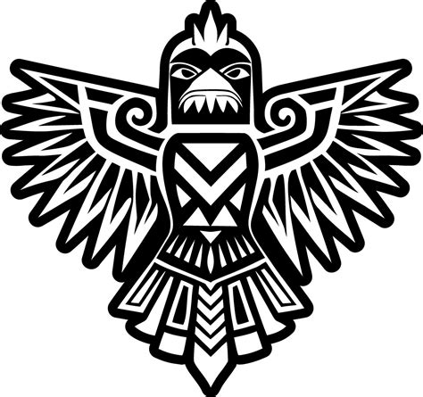 A Solid Style Icon Of Thunderbird Tattoo 63509623 Vector Art At Vecteezy