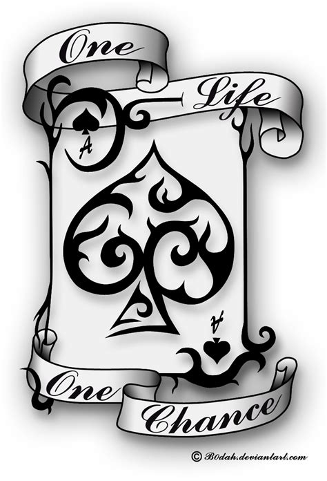 Ace Of Spades Tattoo Design By B0dah On Deviantart Ace Of Spades Tattoo Design By B0dah On Deviantart