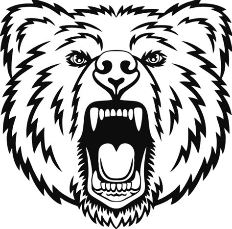 Amazing Outline Roaring Bear Head Tattoo Design Tattooimages Biz Amazing Outline Roaring Bear Head Tattoo Design Tattooimages Biz