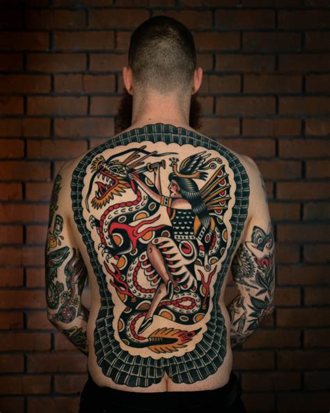 American Traditional Back Tattoo Bronctattooaus Com American Traditional Back Tattoo Bronctattooaus Com