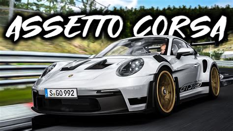 Assetto Corsa Porsche 992 Gt3 Rs Video Game Car 2560X1440