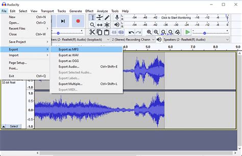 Audacity Record Computer Audio