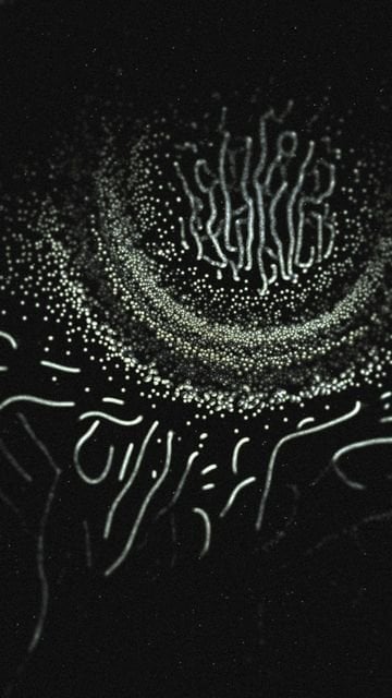 Audio Reactive Physarum Action R Touchdesigner