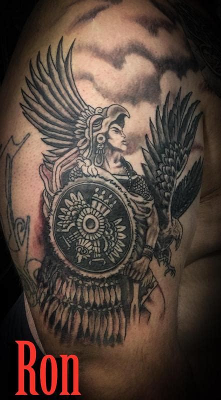 Aztec Warrior By Ron Goulet Tattoonow