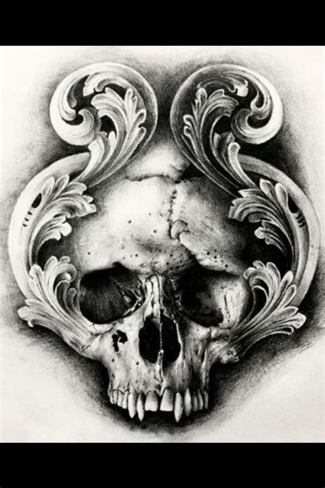 Baroque Skull Tattoo Baroque Skull Tattoo