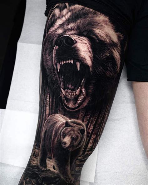 Bear Head Tattoo Designs Bear Head Tattoo Designs