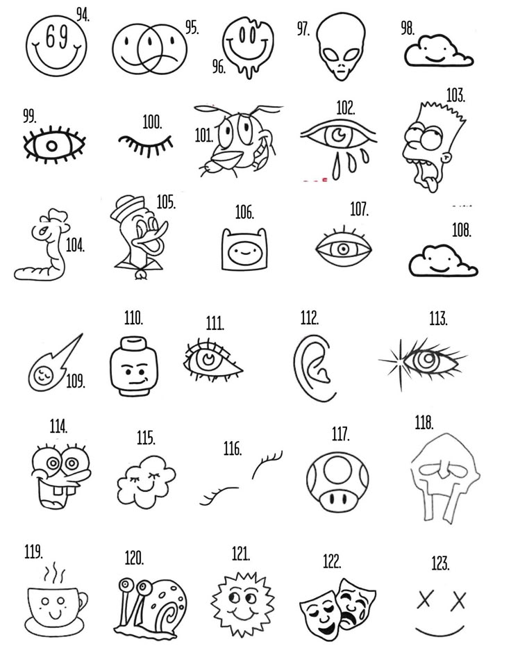 Beginner Easy Tattoo Drawings