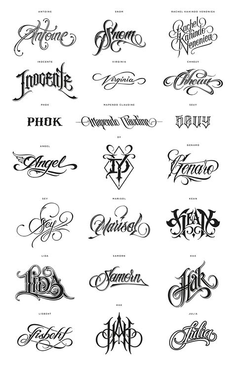 Best Free Tattoo Fonts Tattoo Lettering Design Lettering Fonts