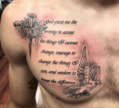 Bible Verse Tattoos Chest Tattoo Style Trends