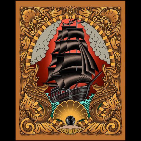 Black Pirate Ship Tattoo Designs Traditional Ship Tattoo Vector Images Black Pirate Ship Tattoo Designs Traditional Ship Tattoo Vector Images