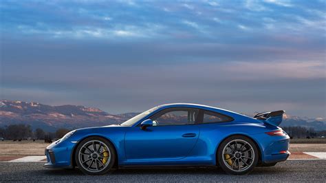 Blue Porsche 911