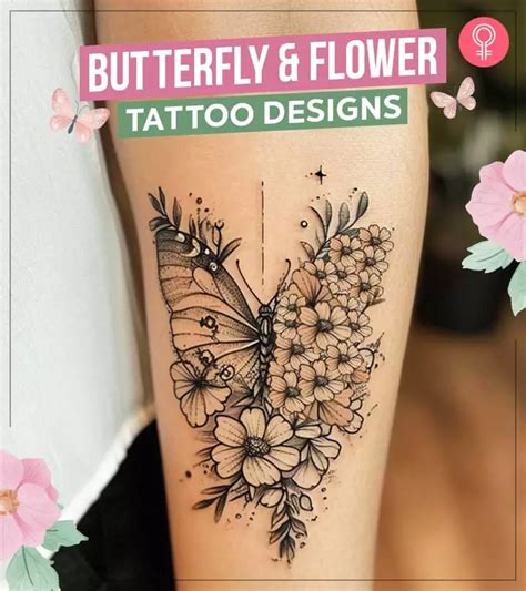Butterfly Flower Tattoo Ideas Easy Tattoo Designs Butterfly Flower Tattoo Ideas Easy Tattoo Designs