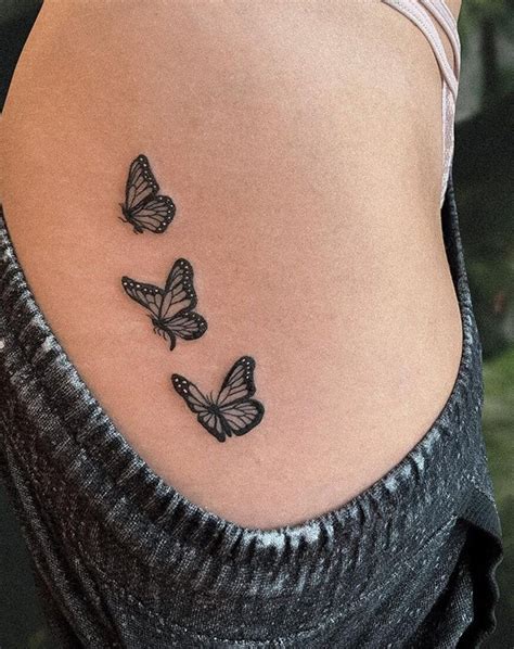 Butterfly Stomach Tattoos Butterfly Stomach Tattoos