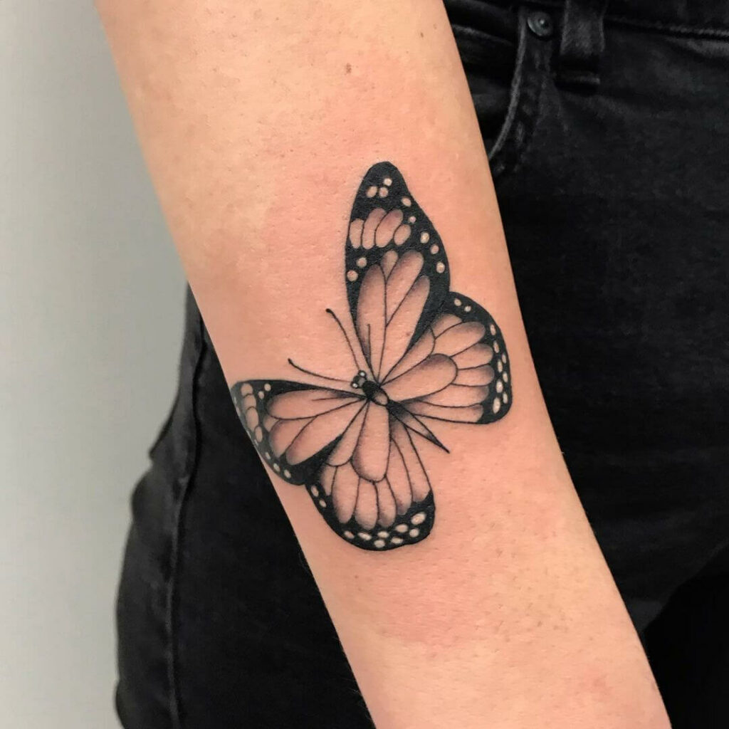 Butterfly Tattoos On Arm