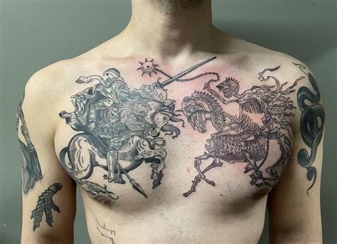 Chest Tattoos Exploring Symbolism Pain And Expression The Hangout Tattoo Studios