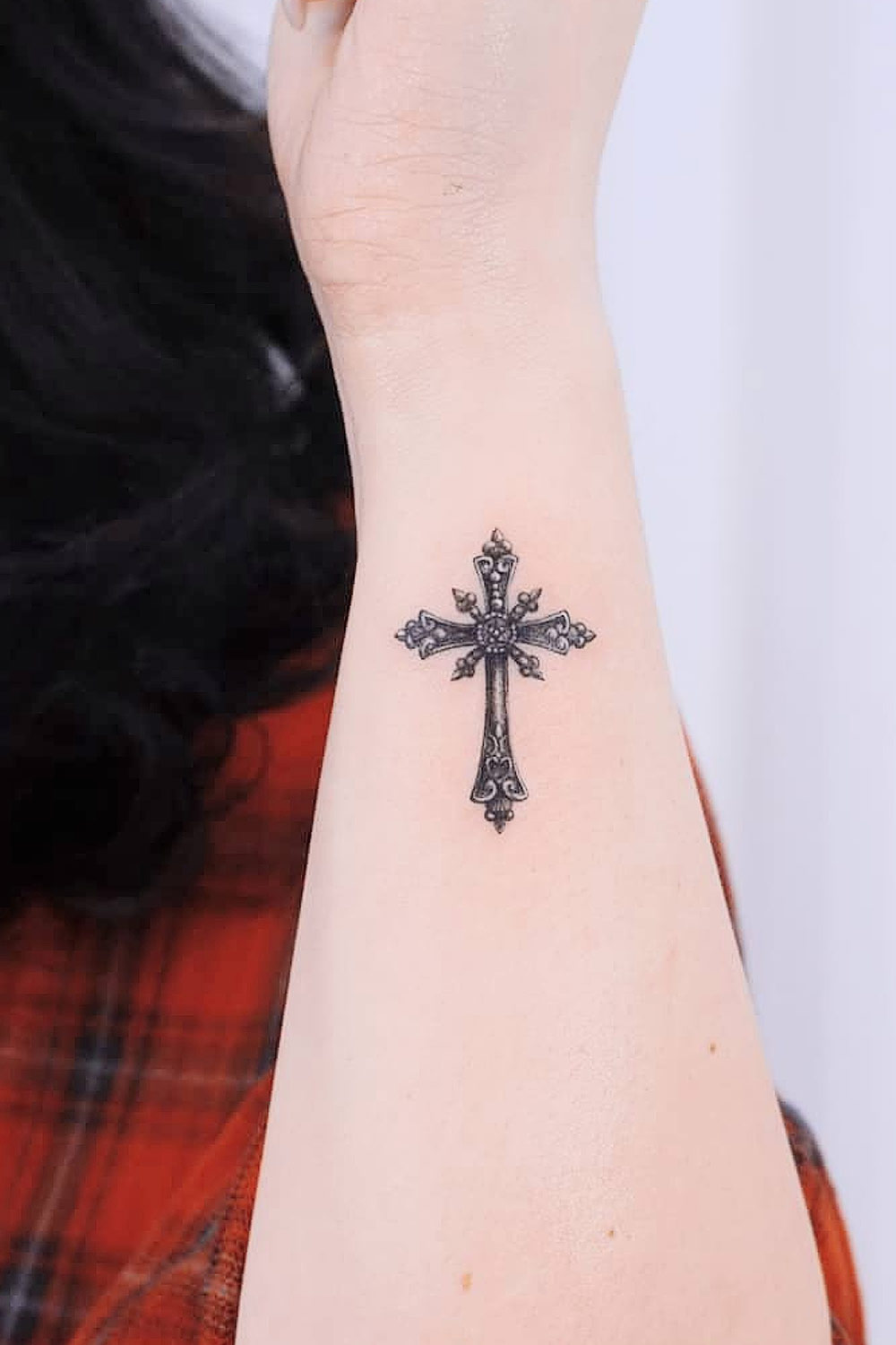 Christian Cross Tattoo Arm